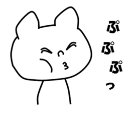 Pretty white dog sticker #5069605