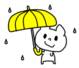 Pretty white dog sticker #5069620