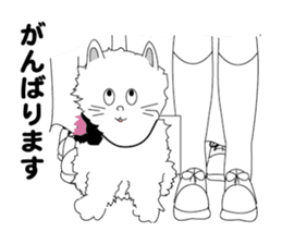 one day of calico cat mako sticker #5069905