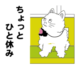 one day of calico cat mako sticker #5069907