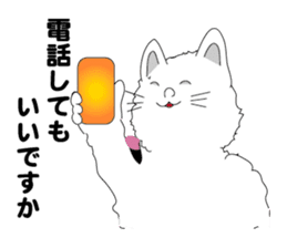 one day of calico cat mako sticker #5069920