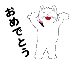 one day of calico cat mako sticker #5069930