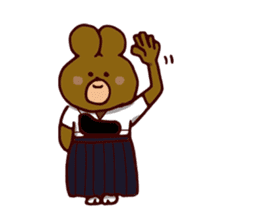 Kyudo Bear sticker #5070112