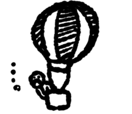 Man in the uninhabited island. sticker #5070571