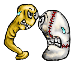 Baseball stickers, for bat and ball fans sticker #5071303