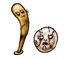 Baseball stickers, for bat and ball fans sticker #5071312