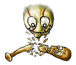 Baseball stickers, for bat and ball fans sticker #5071315