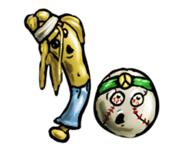 Baseball stickers, for bat and ball fans sticker #5071316