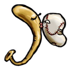 Baseball stickers, for bat and ball fans sticker #5071319