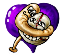 Baseball stickers, for bat and ball fans sticker #5071322