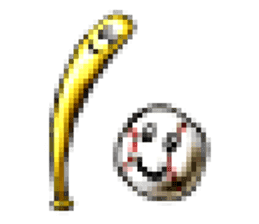 Baseball stickers, for bat and ball fans sticker #5071326