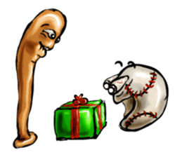 Baseball stickers, for bat and ball fans sticker #5071328