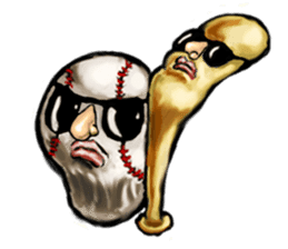 Baseball stickers, for bat and ball fans sticker #5071333