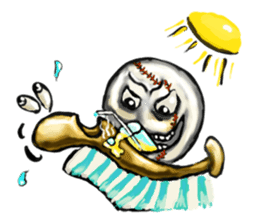 Baseball stickers, for bat and ball fans sticker #5071337