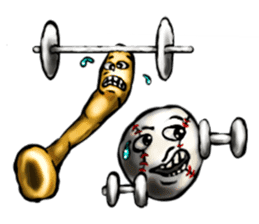 Baseball stickers, for bat and ball fans sticker #5071339