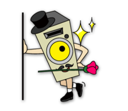 HeadphoneDog Audio Robot sticker #5071365