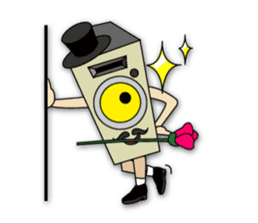 HeadphoneDog Audio Robot sticker #5071365