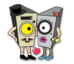 HeadphoneDog Audio Robot sticker #5071381