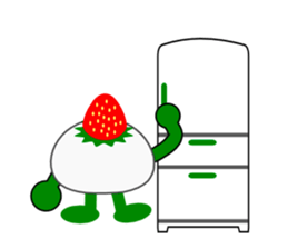 Strawberry Daifuku PUKU sticker #5071700