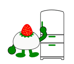 Strawberry Daifuku PUKU sticker #5071700