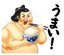 Legend of Sumo Wrestler  'Gotzan' sticker #5071993