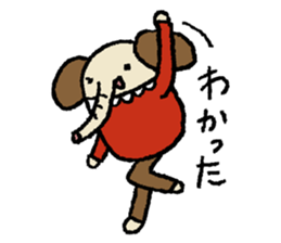 mamezo of coffee beans 2 sticker #5072528