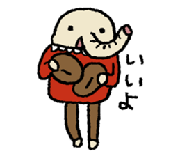 mamezo of coffee beans 2 sticker #5072535