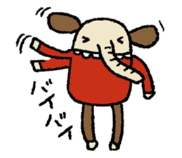 mamezo of coffee beans 2 sticker #5072539