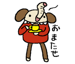 mamezo of coffee beans 2 sticker #5072541