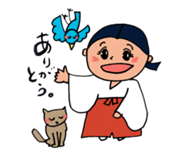 Shrine-Girl Mico sticker #5073071