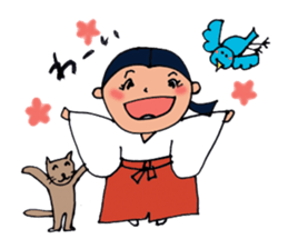 Shrine-Girl Mico sticker #5073093