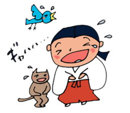 Shrine-Girl Mico sticker #5073094
