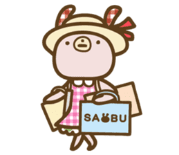 SABU-chan with friends sticker #5074414