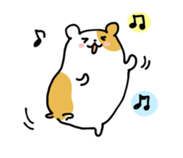 Happy  Hamsters. sticker #5074479