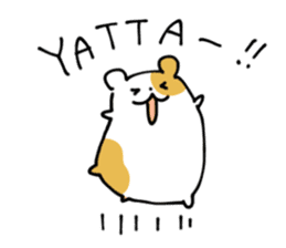 Happy  Hamsters. sticker #5074498