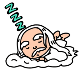 A hermit,His name is Senchan. sticker #5075196