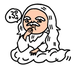 A hermit,His name is Senchan. sticker #5075214