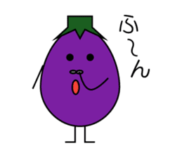 I am Eggplant 2 sticker #5075778
