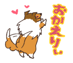 I Love Sheltie2 sticker #5075992