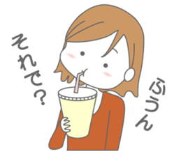 Girl talk (jp) sticker #5076196