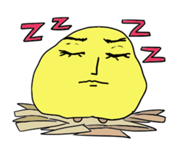 Yellow bird sticker sticker #5076314