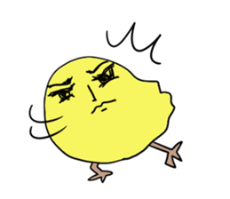 Yellow bird sticker sticker #5076317