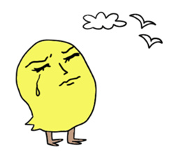 Yellow bird sticker sticker #5076327