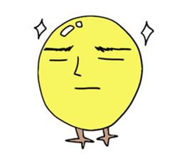 Yellow bird sticker sticker #5076328