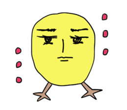 Yellow bird sticker sticker #5076330