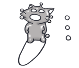Metal cat sticker #5076525