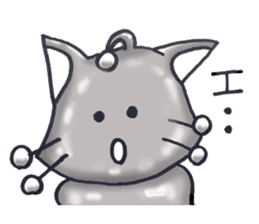 Metal cat sticker #5076531