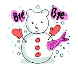 The Bare and Salmon sticker #5076718