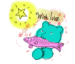 The Bare and Salmon sticker #5076719