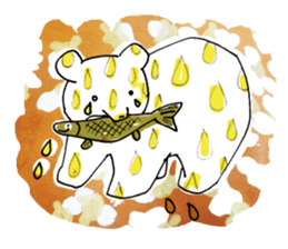 The Bare and Salmon sticker #5076739